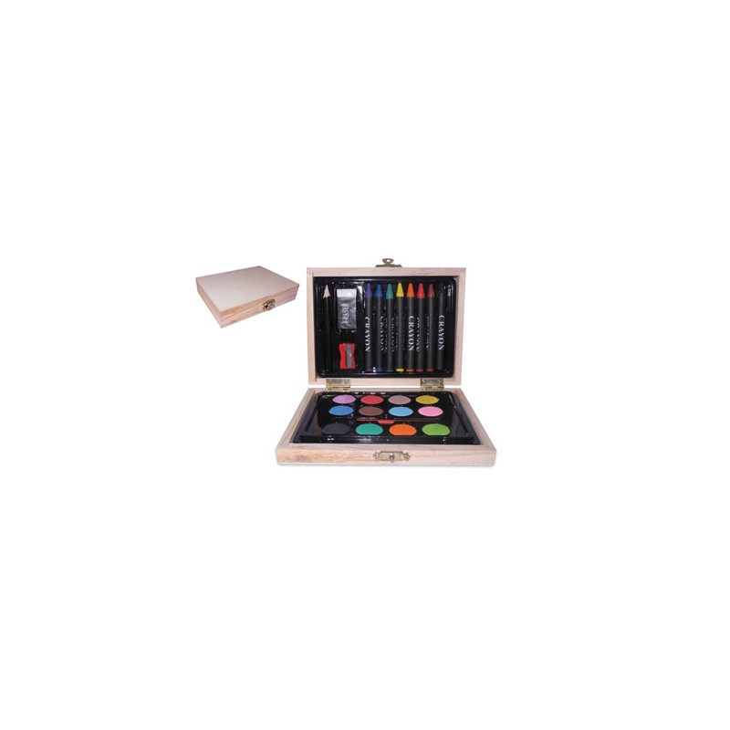 Set Acuarelas y Crayolas