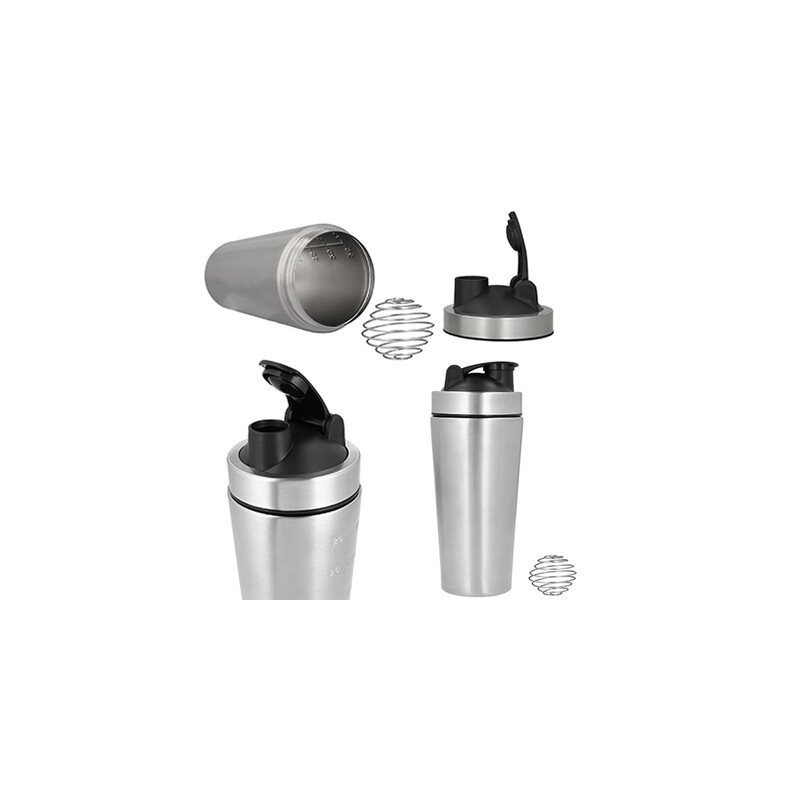 Shaker de acero inoxidable con medidor,