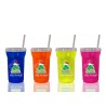 Vaso con popote Fluorescente BIG CHELERO