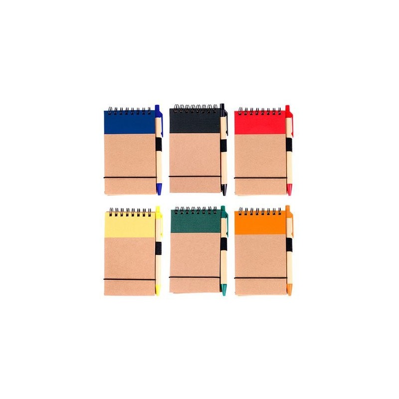 LIBRETA BIO DEGRADABLE CON PLUMA