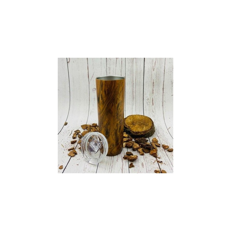 Termo con doble pared de acero inoxidable, NOGAL