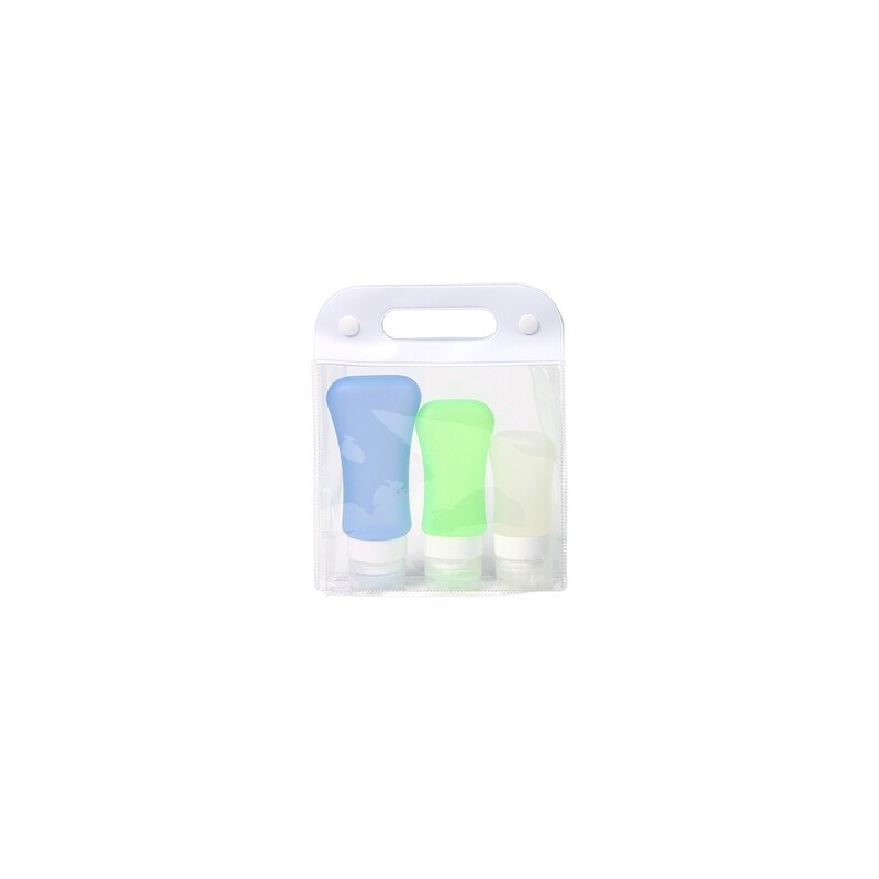 Set de 3 botellas fabricadas en silicon